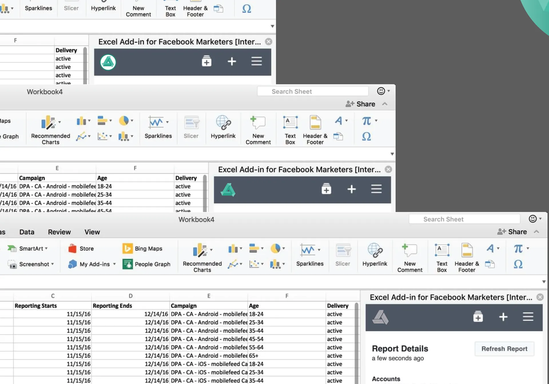 Facebook Ads Manager for Excel — image 2.2