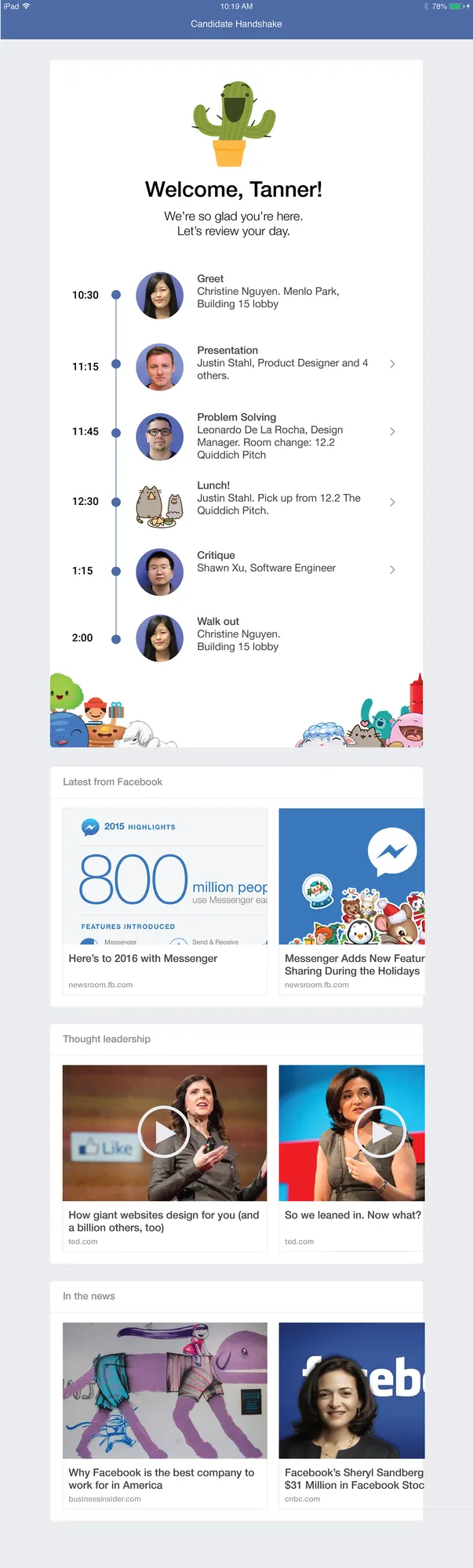 Facebook interview candidate experience — image 1.2