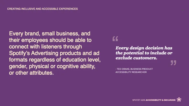 Spotify Ads Accessibility Northstar — image 1.4