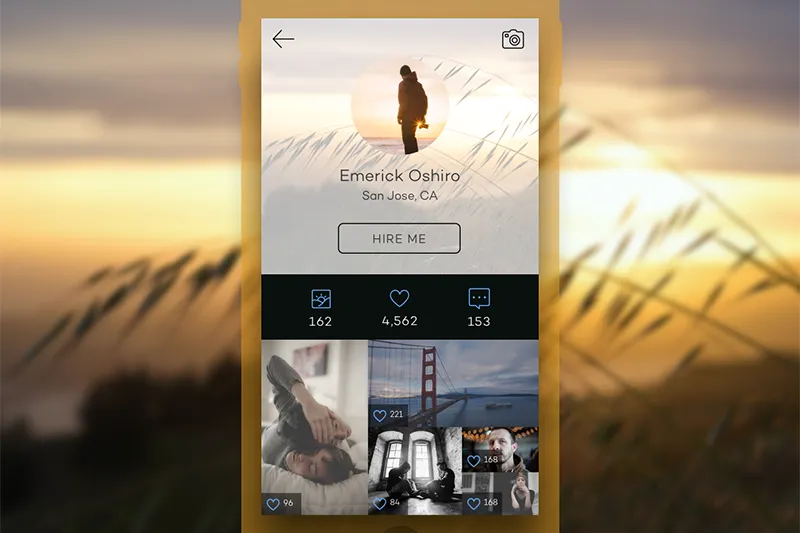 Photo app UI
