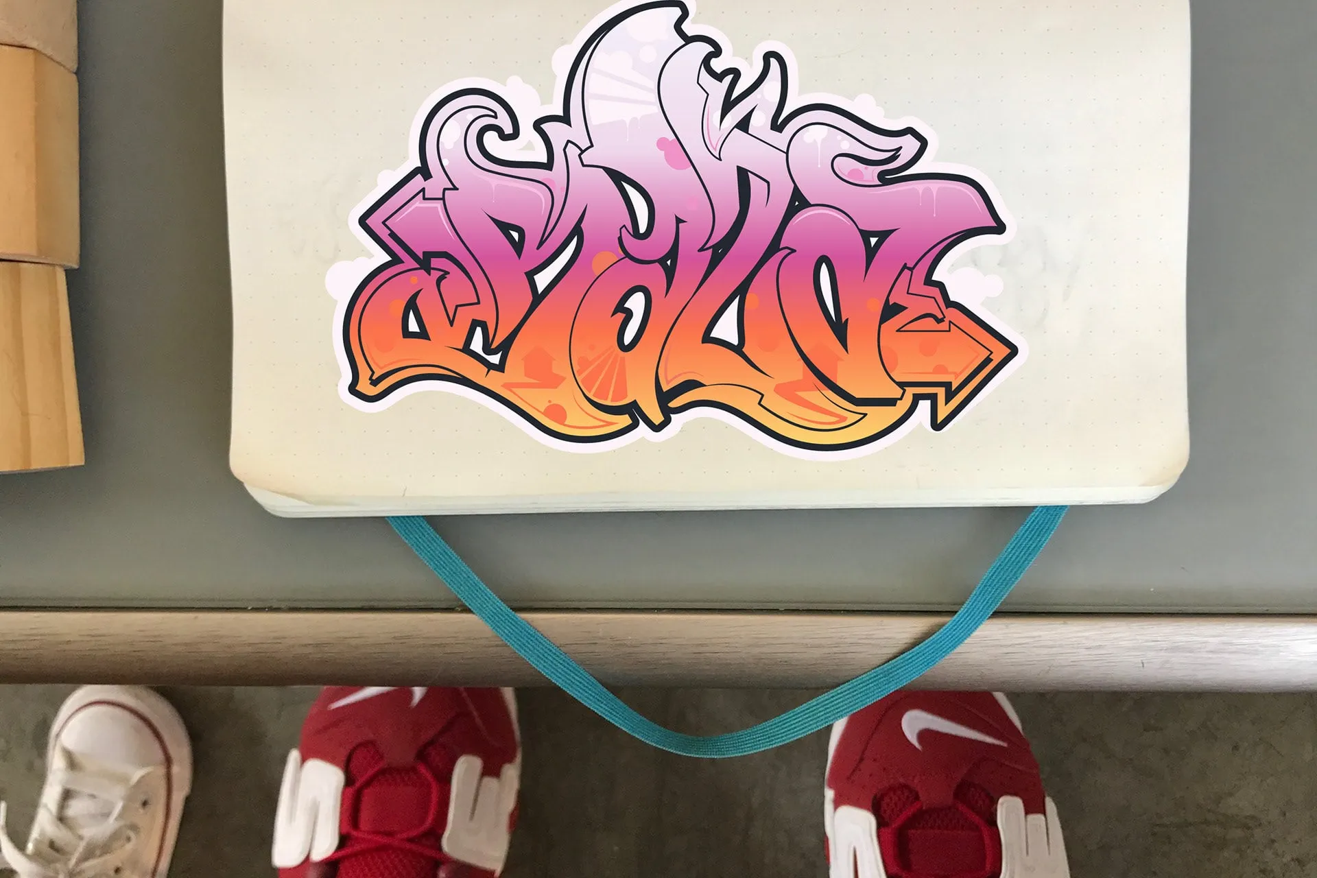 Graffiti lettering