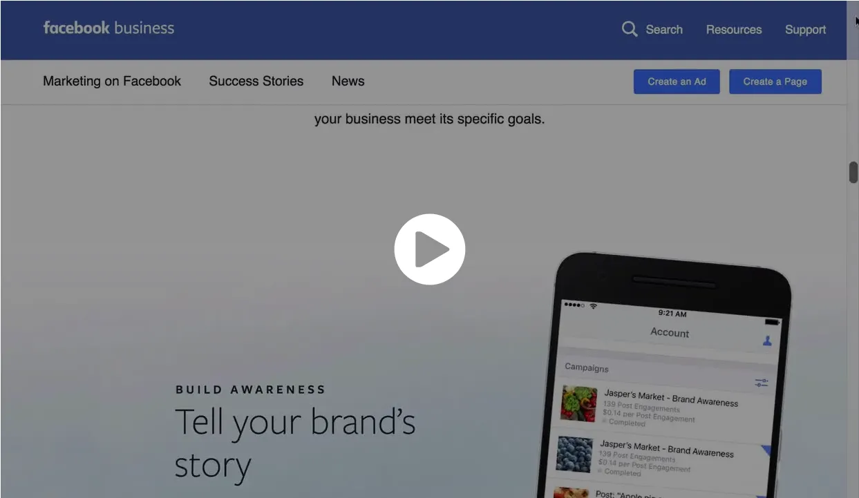 Creative Director - Facebook Business — video poster