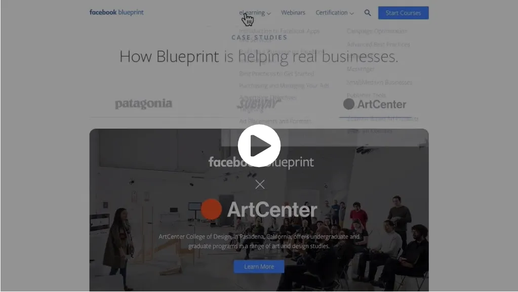 Creative Director - Facebook Blueprint — video poster