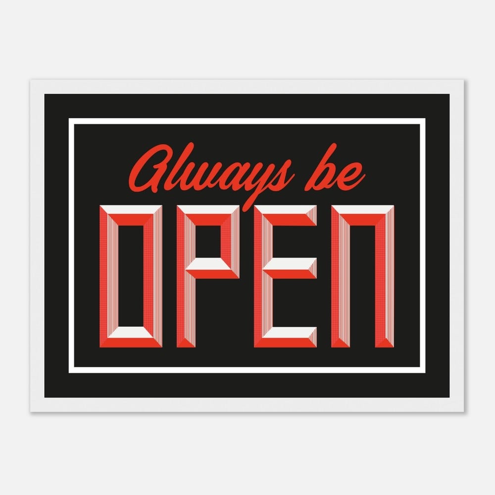 Open for Feedback - 16x12″